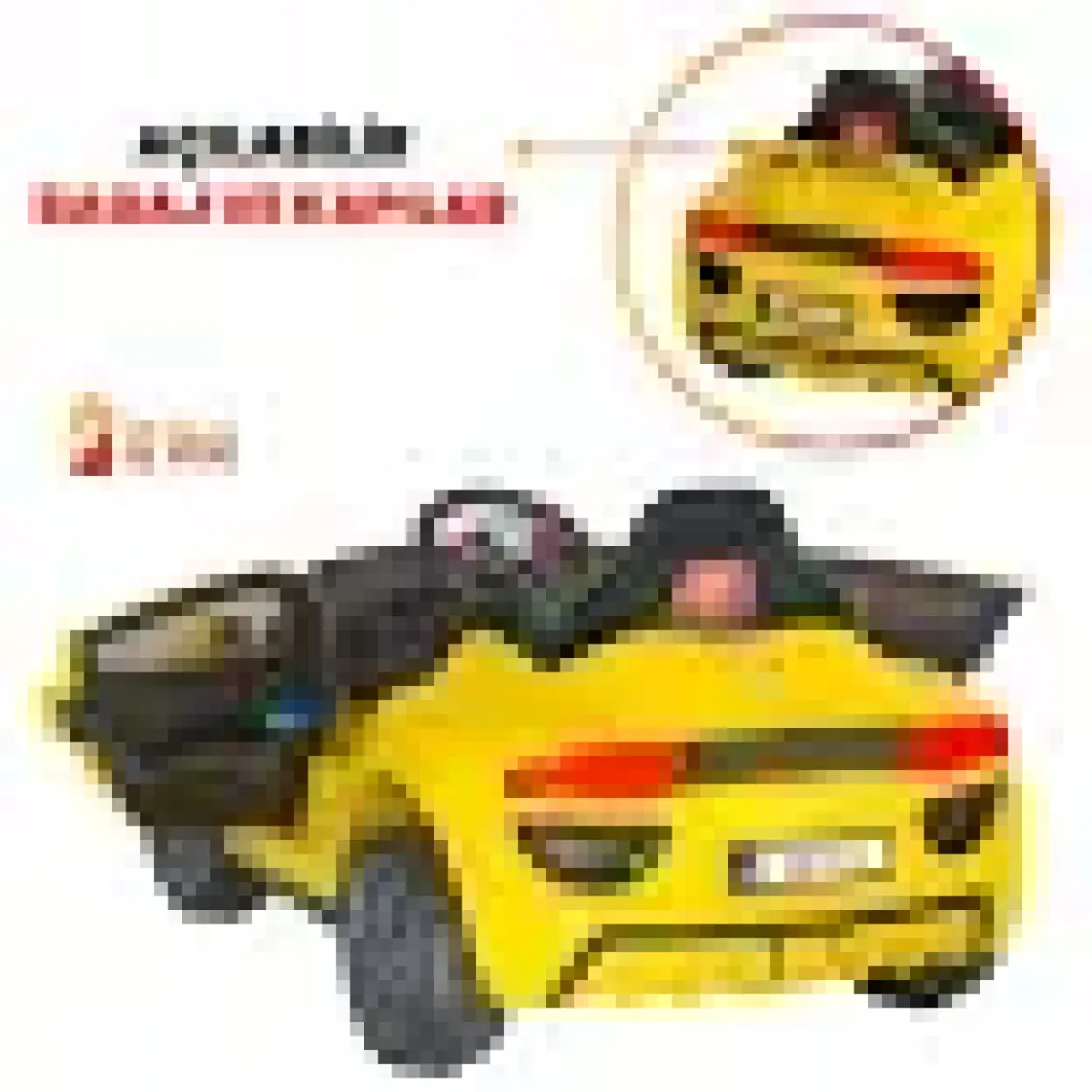 Uj Toys Jagor Akülü Araba 12V-SARI