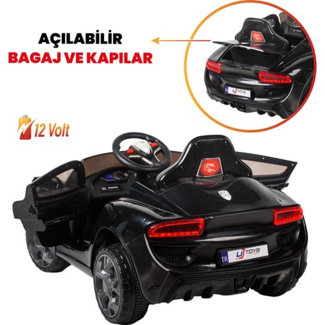 Uj Toys Jagor Akülü Araba 12V-SIYAH