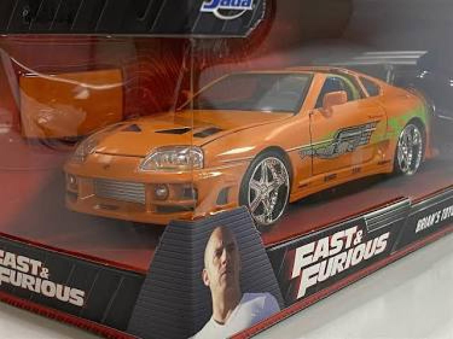 Jada Hızlı ve Öfkeli Fast & Furious 1995 Toyota Supra 1:24, Metal (Die-Cast) Araba, 253203005