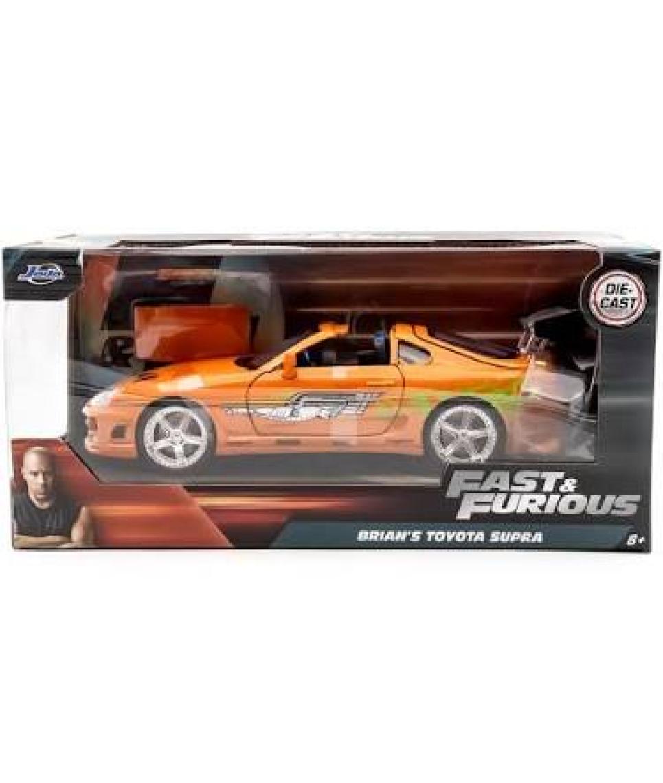 Jada Hızlı ve Öfkeli Fast & Furious 1995 Toyota Supra 1:24, Metal (Die-Cast) Araba, 253203005