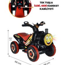 UJ Toys Işıklı ve Müzikli Buddy 6V Akülü Mini Atv