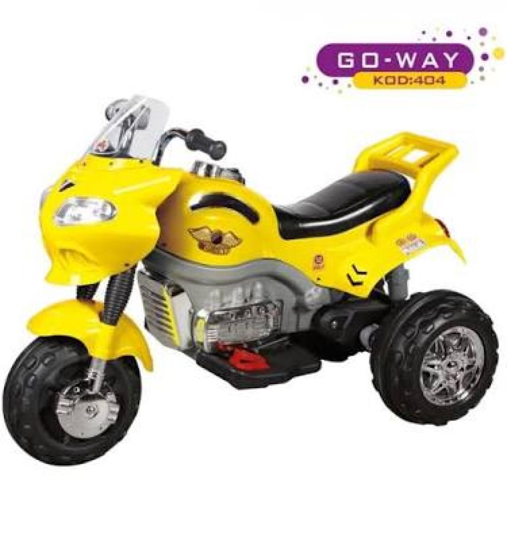 Aliş Go Way Turbo Akülü Motor 12 Volt Sarı