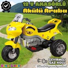 Aliş Go Way Turbo Akülü Motor 12 Volt Sarı