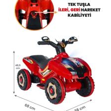 Uj Toys 6V Akülü Atv - Ranger Kırmızı