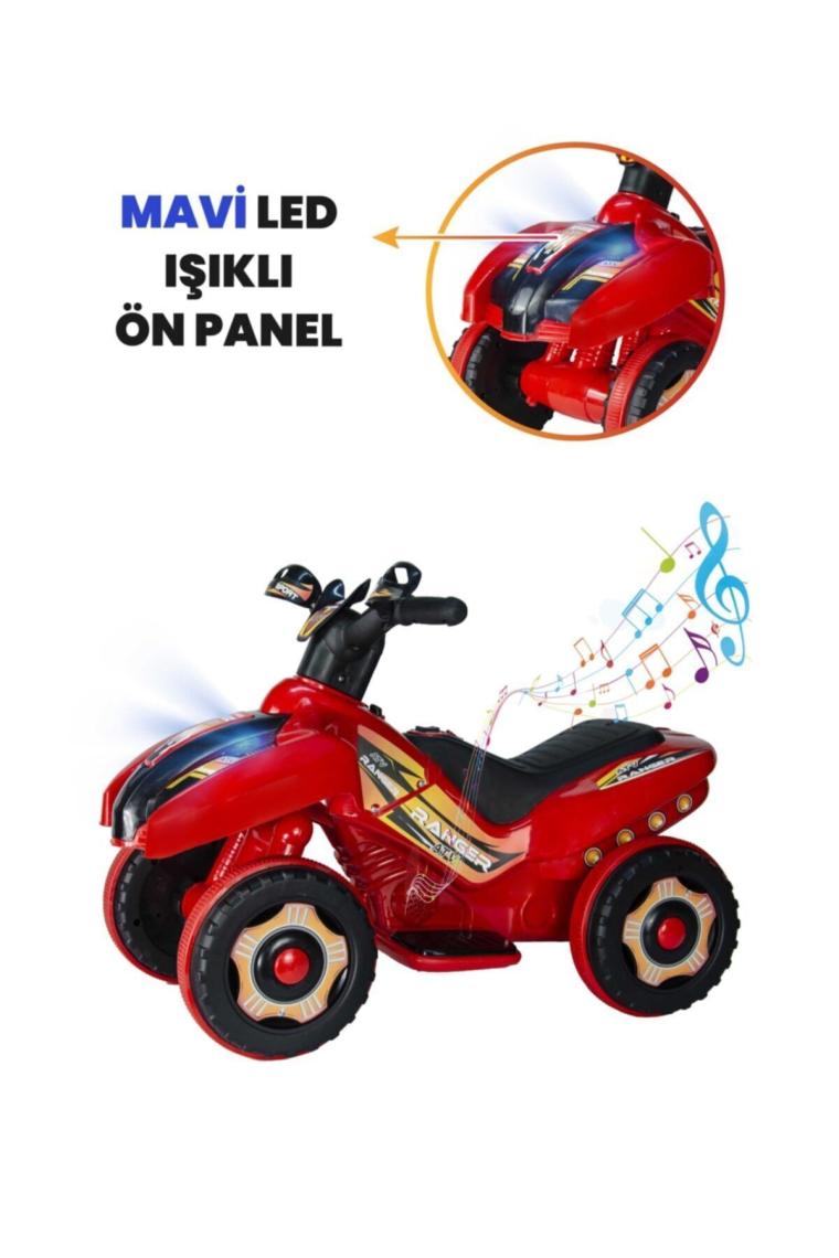 Uj Toys 6V Akülü Atv - Ranger Kırmızı