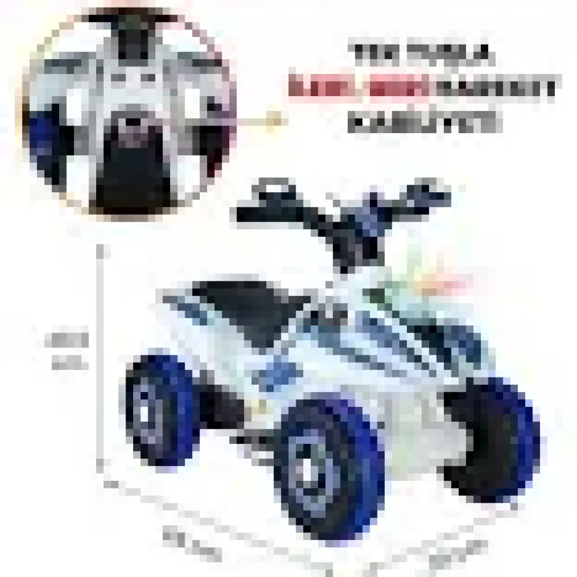 Uj Toys 6V Akülü Atv - Ranger Kırmızı