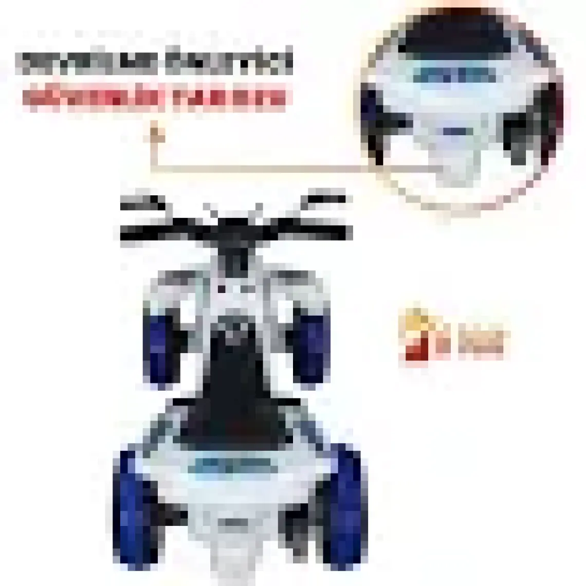 Uj Toys 6V Akülü Atv - Ranger Kırmızı
