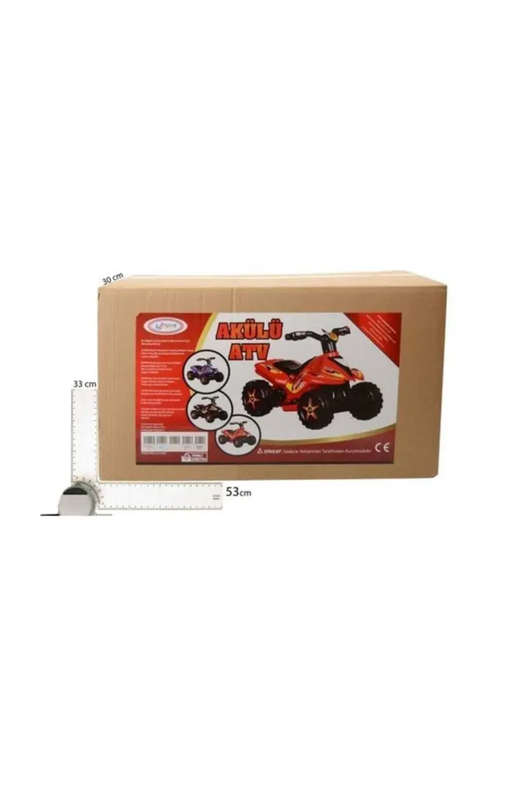 Uj Toys 6V Akülü Atv - Ranger Kırmızı