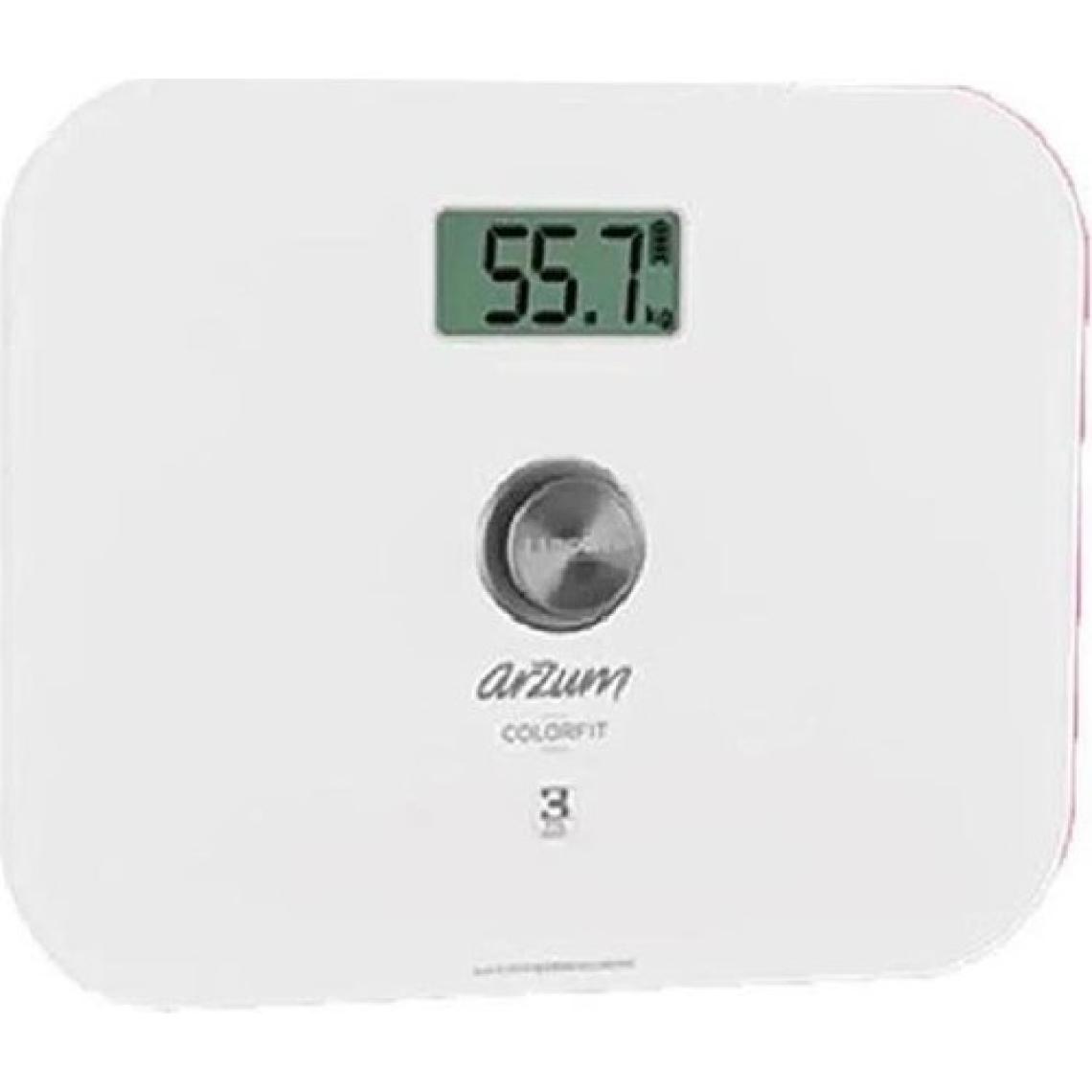 Arzum AR5034 Colorfit Çevre Dostu Cam Dijital Baskül Beyaz