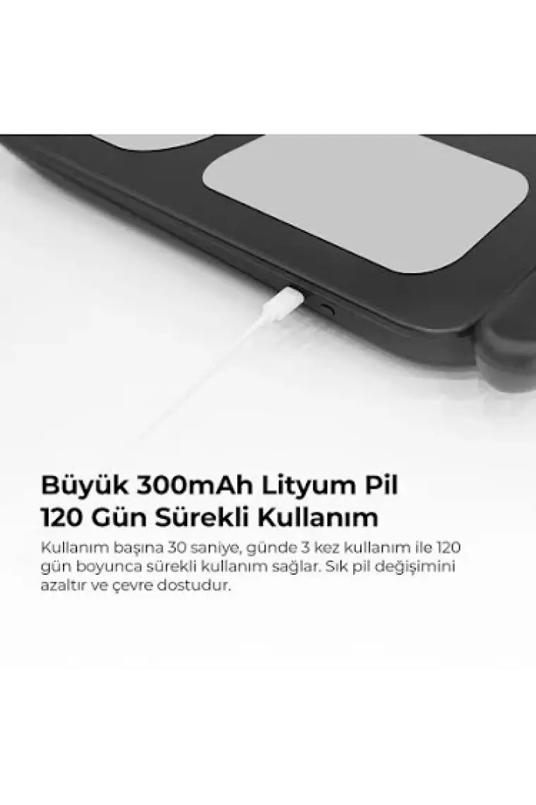 Fabcio Fitsmart Pro Bluetooth 8 Elektrotlu Çok Fonksiyonlu Yağ Ölçer Profesyonel Akıllı Tartı