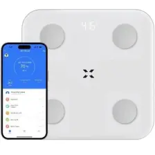Xenon Smart Yeni Nesil Dijital Akıllı Tartı Yağ Kemik Kas Kütlesi Ölçen Vücut Veri Analizi Ölçümlü Baskül (180 kg kapasite) X8701