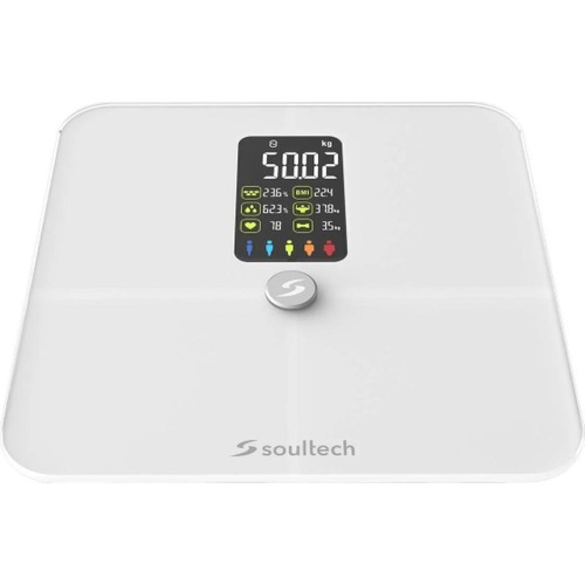 Soultech AT001S WellDone Bluetooth Smart Body Fat Beyaz Baskül