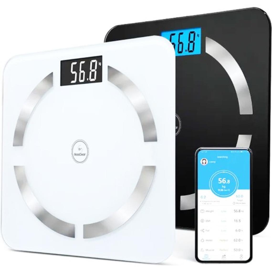 RossClean Smart Life Yağ Ölçer Fonksiyonlu Akıllı Bluetooth Tartı