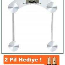 Bydiz BY-002 Dijital Baskül Banyo Tartı 180 Kg Kapasiteli Temperli Cam (Kare)