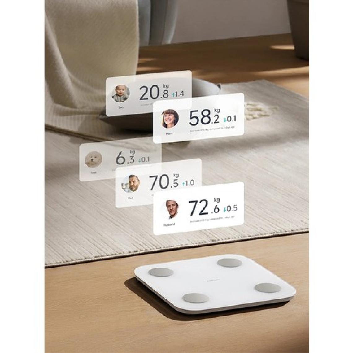 Xiaomi Mi Body Composition Scale S400 Yeni Nesil Çift Frekanslı Akıllı Bluetooth Baskül