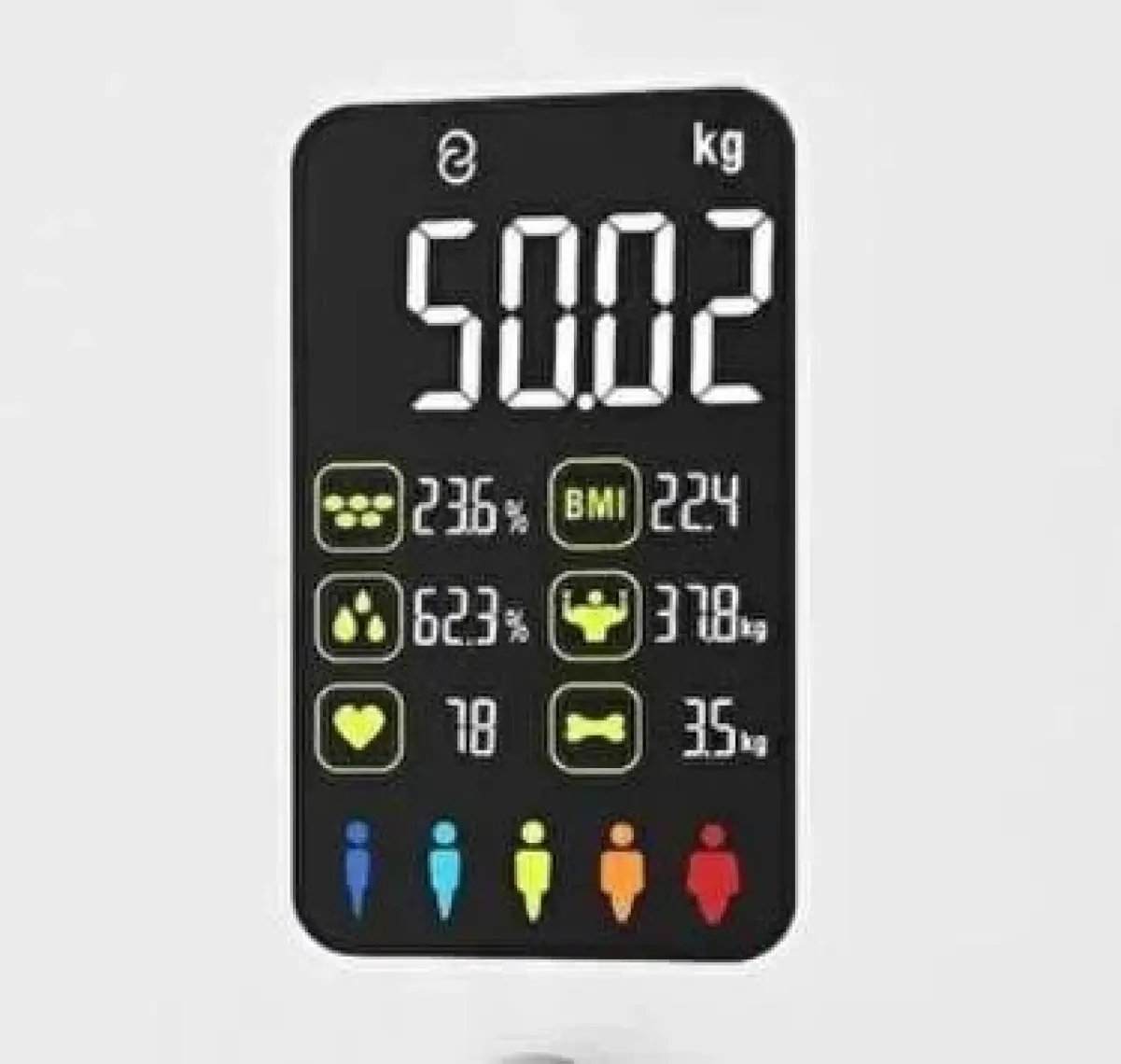 Soultech AT001S WellDone Bluetooth Smart Body Fat Siyah Baskül