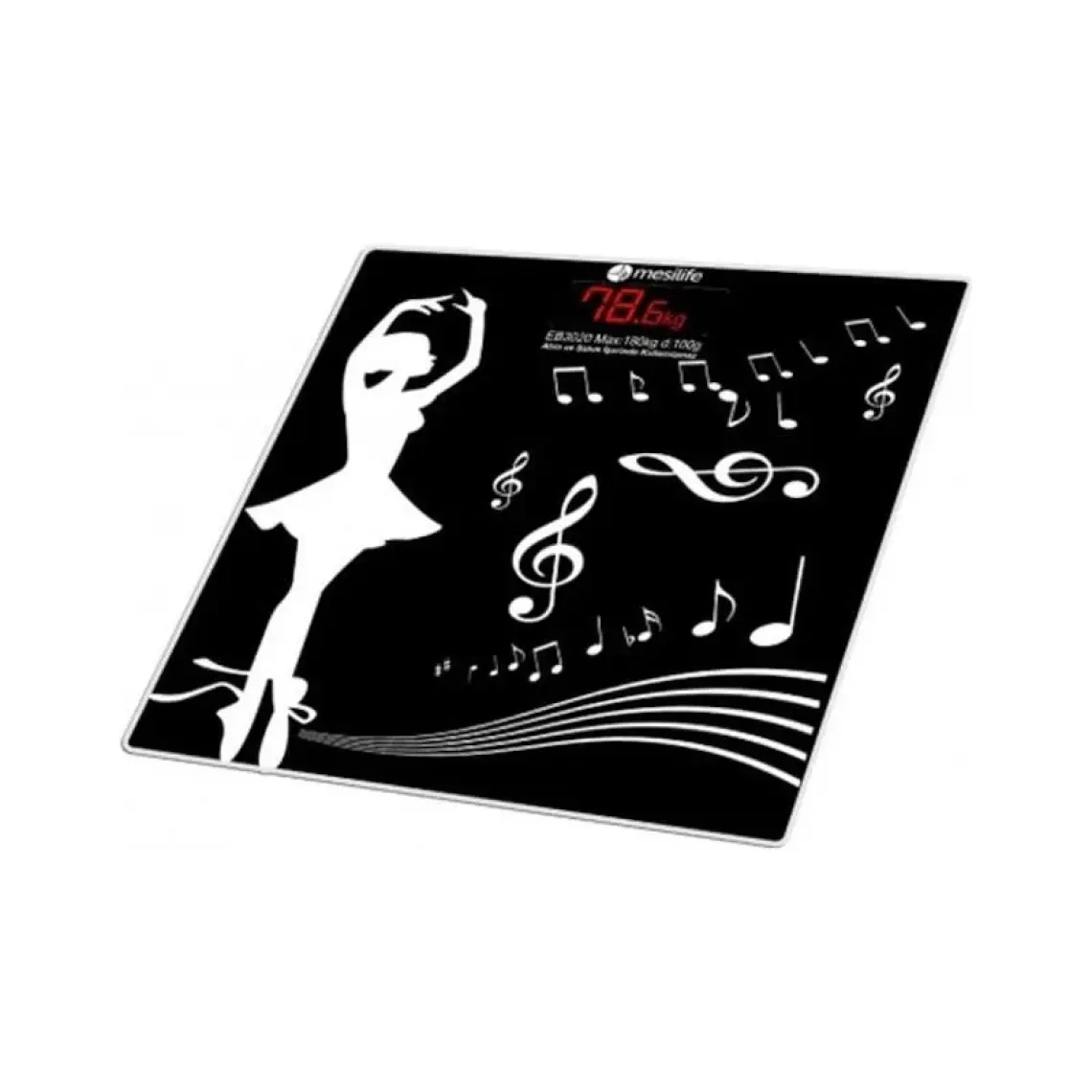 Mesilife EB3020 Dijital Tartı Cam Banyo Baskülü