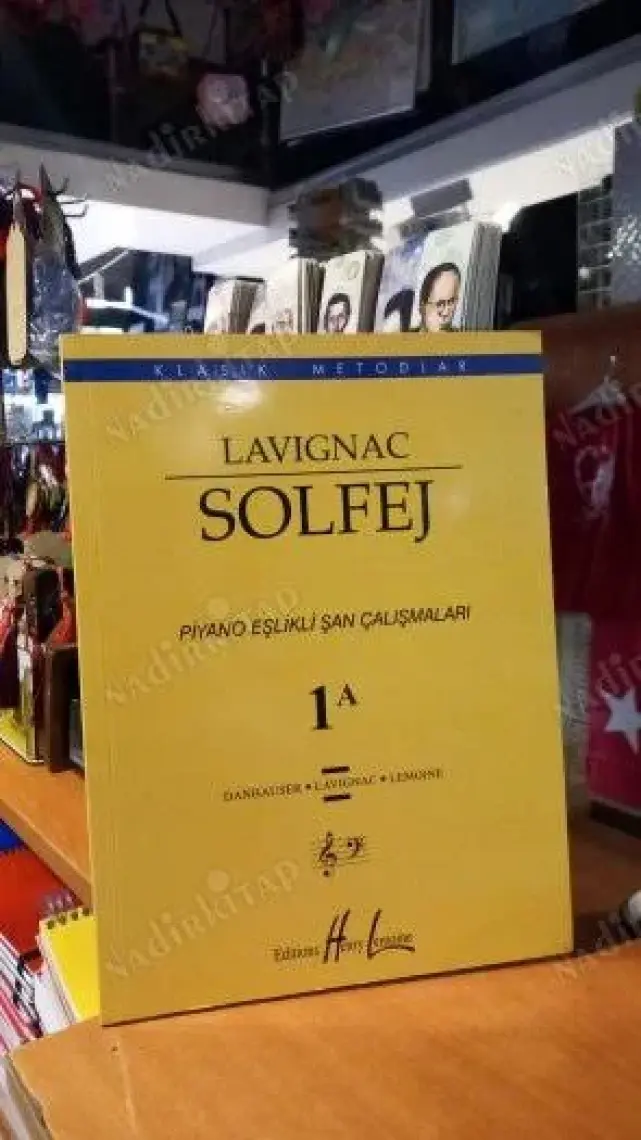 Lavignac Solfej 1A Piyano Eşlikli Şan Çalışmaları (Büyük Boy)