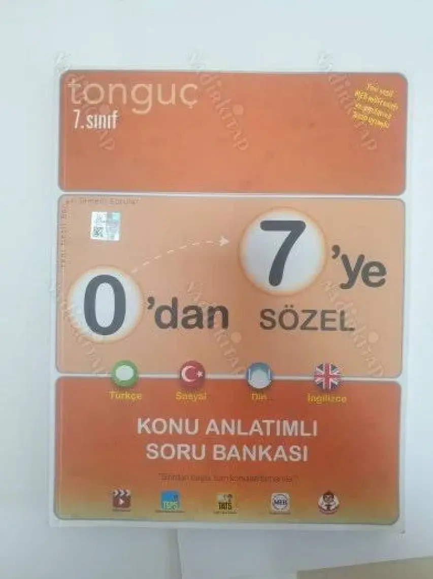 0'dan 7'ye Sözel Konu Anlatımlı Soru Bankası