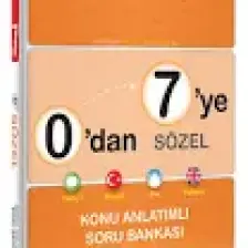 0'dan 7'ye Sözel Konu Anlatımlı Soru Bankası