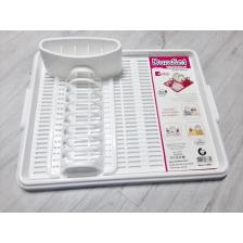 Moonstar Hareketli Tabaklık Bulaşık Durulama Seti Beyaz-720