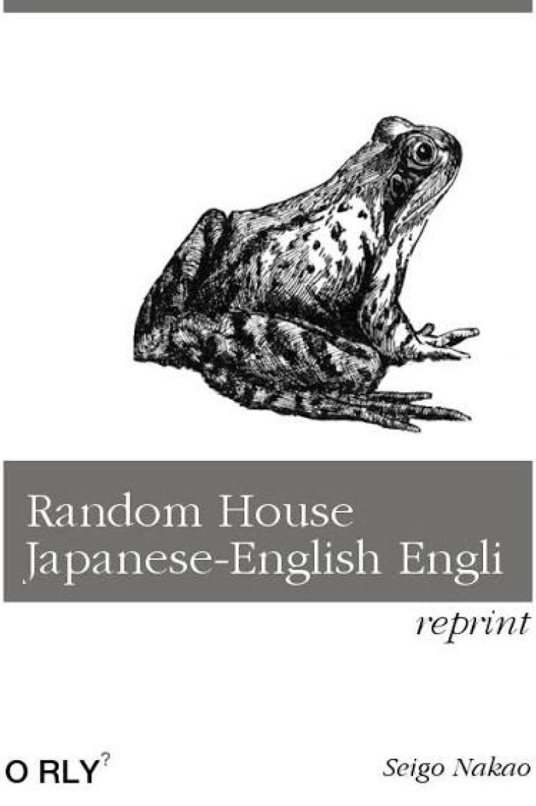Random House Japanese-English English-Japanese Dictionary