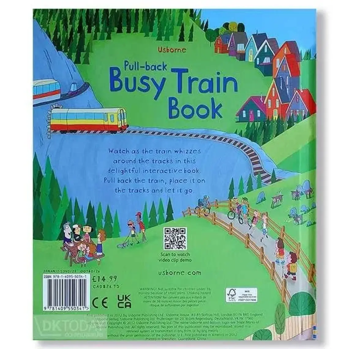 Usborne Pull-back: Busy Train Book
