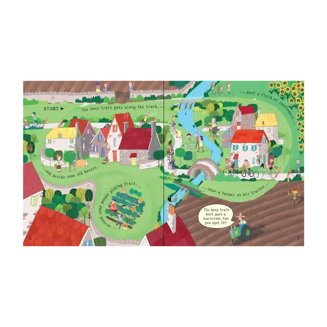 Usborne Pull-back: Busy Train Book