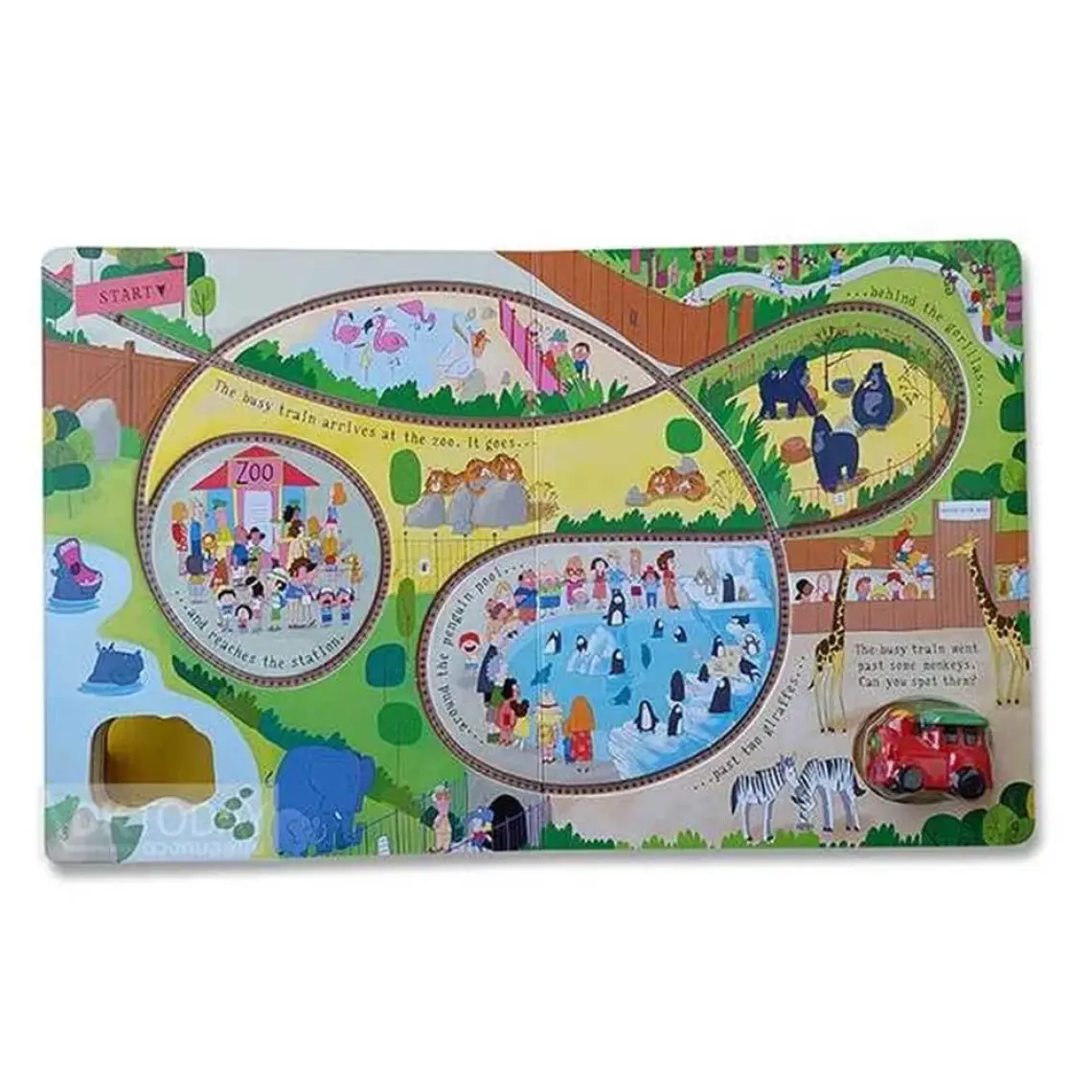 Usborne Pull-back: Busy Train Book