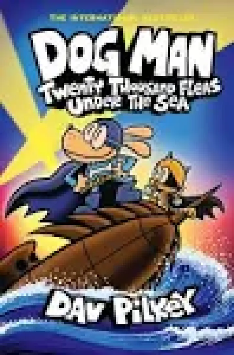 Scholastic USA Twenty Thousand Fleas Under The Sea - Dog Man - Dav Pilkey