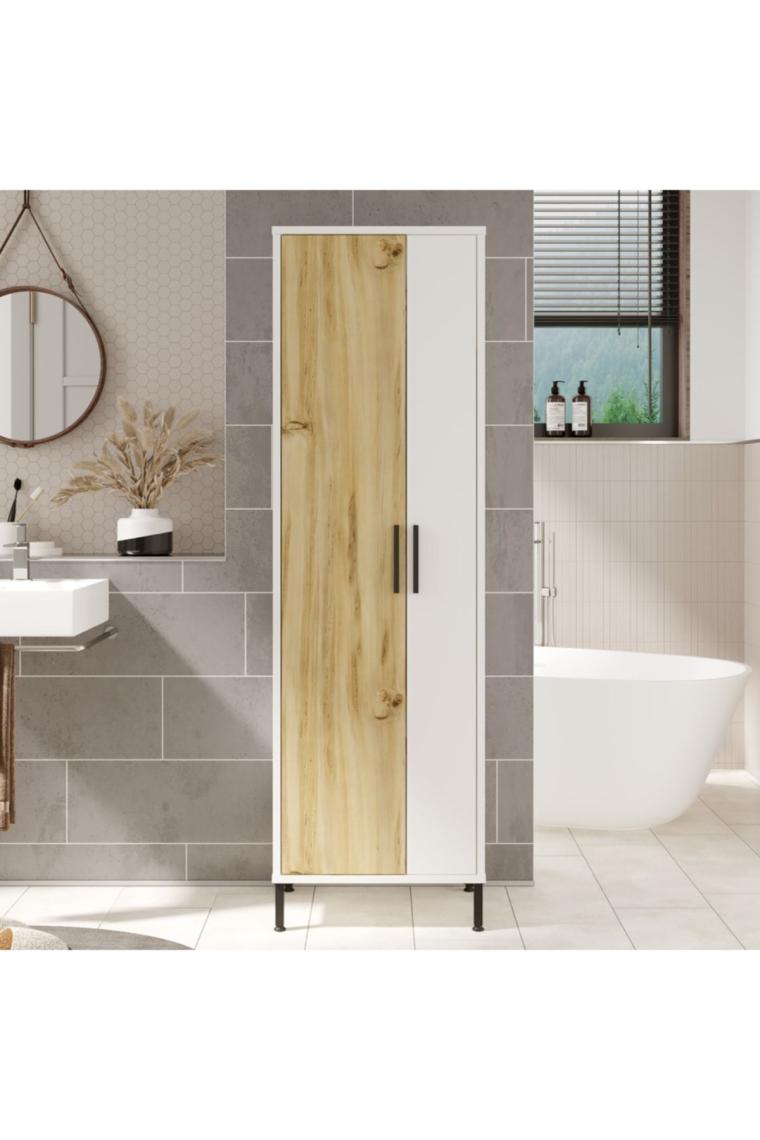 Daisy Çok Amaçlı Dolap Vileda Banyo Dolabı Keçe-beyaz Dy1-wk