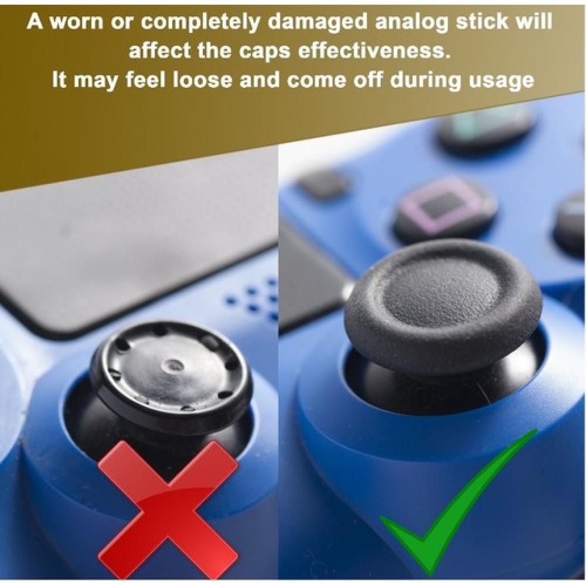 Feza Xbox Wireless Controller 2 Çift Tırtıklı Analog Başlığı Mavi