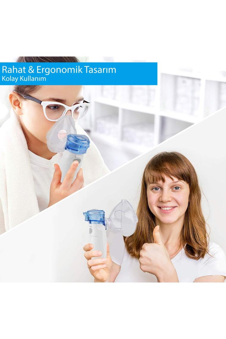 Ys35 Pilli/adaptörlü Mesh Nebulizatör