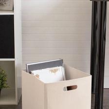 Krem Çok Amaçlı Keçe Organizer Sepet Dolap Içi Düzenleyici -tekli // 24 X 24 Cm