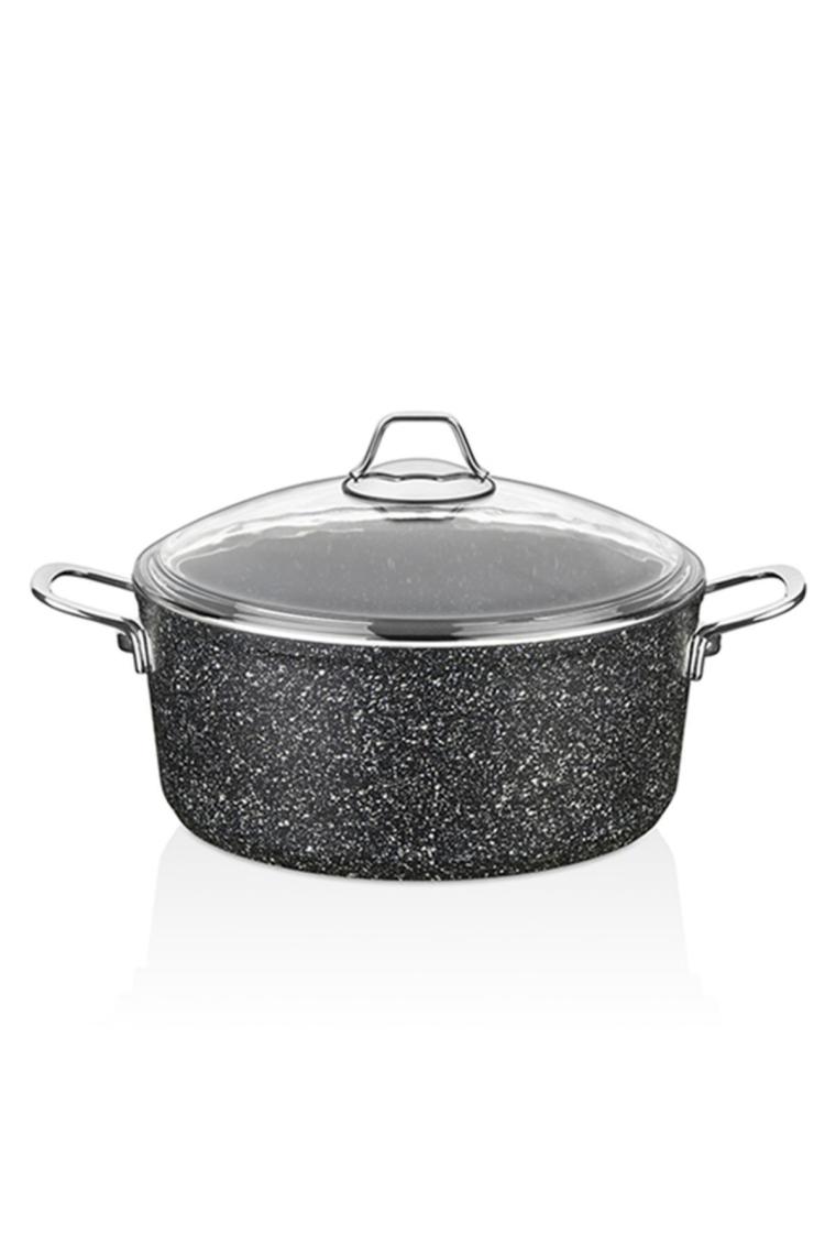 Falez Black Line 20 cm Derin Granit Tencere