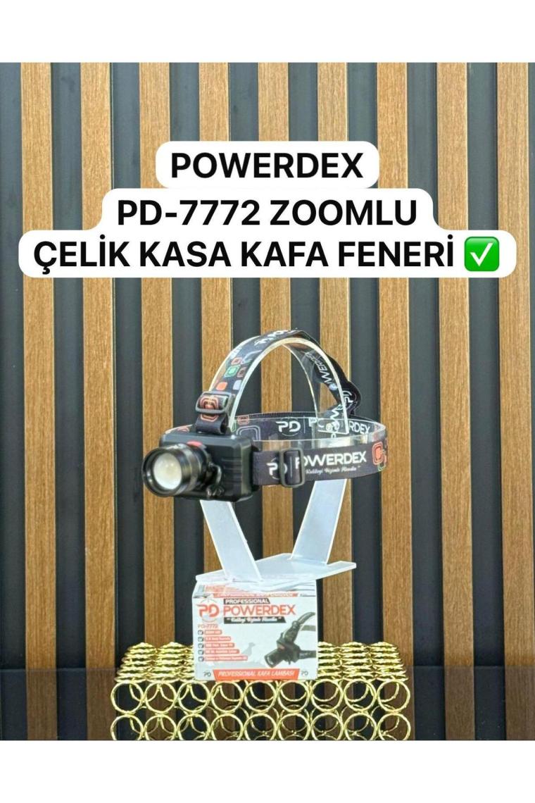 Powerdex PD-7772 Ledli Şarjlı Kafa LAMB.*120