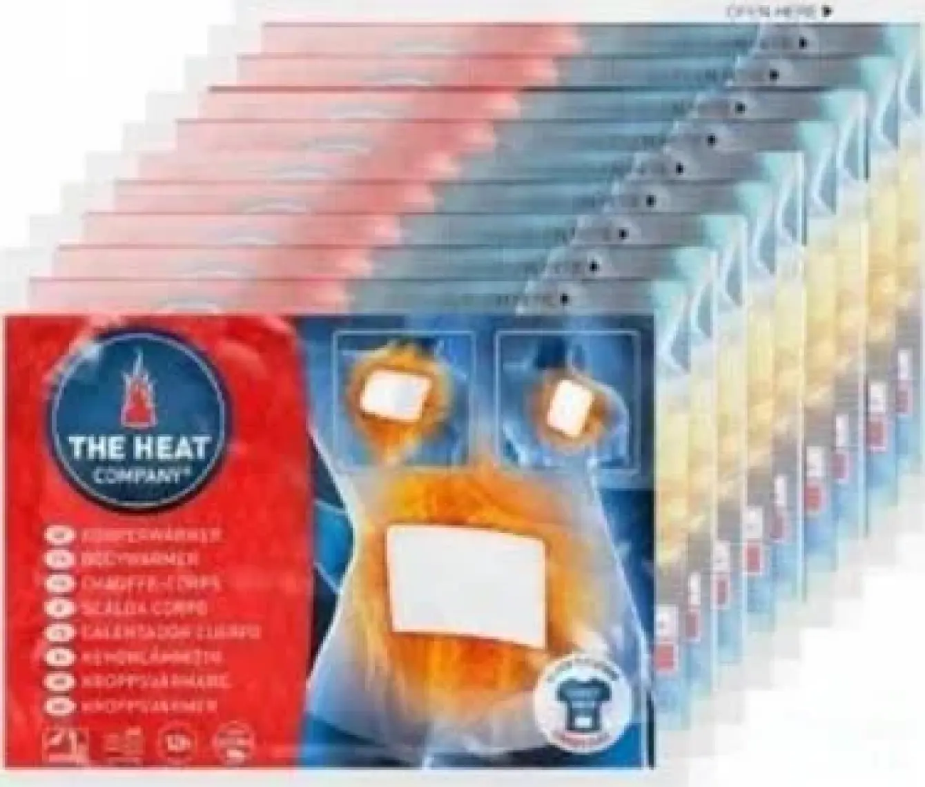 The Heat Company 10'lu Paket Yapışkanlı Vücut Isıtıcı + 12 Saat