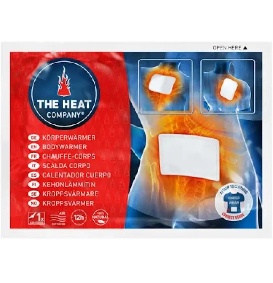 The Heat Company 10'lu Paket Yapışkanlı Vücut Isıtıcı + 12 Saat