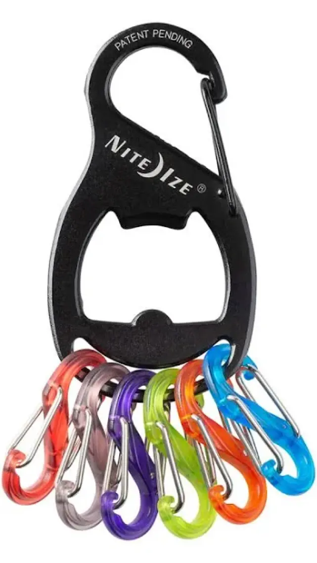Nite Ize S-Biner KeyRack Anahtarlık-Siyah