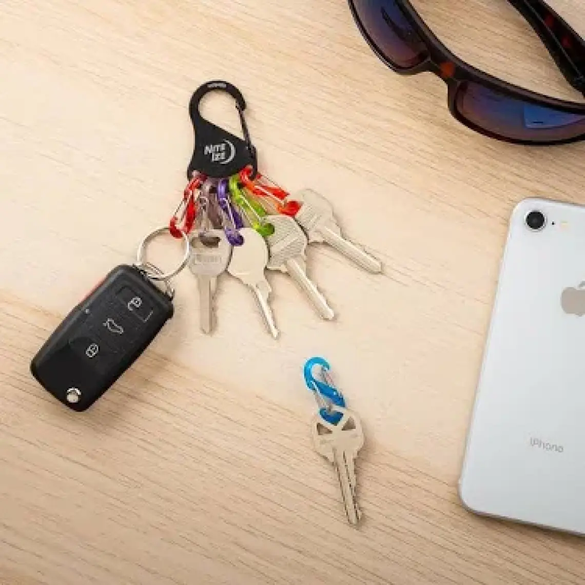 Nite Ize S-Biner KeyRack Anahtarlık-Siyah