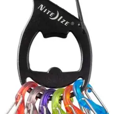 Nite Ize S-Biner KeyRack Anahtarlık-Siyah
