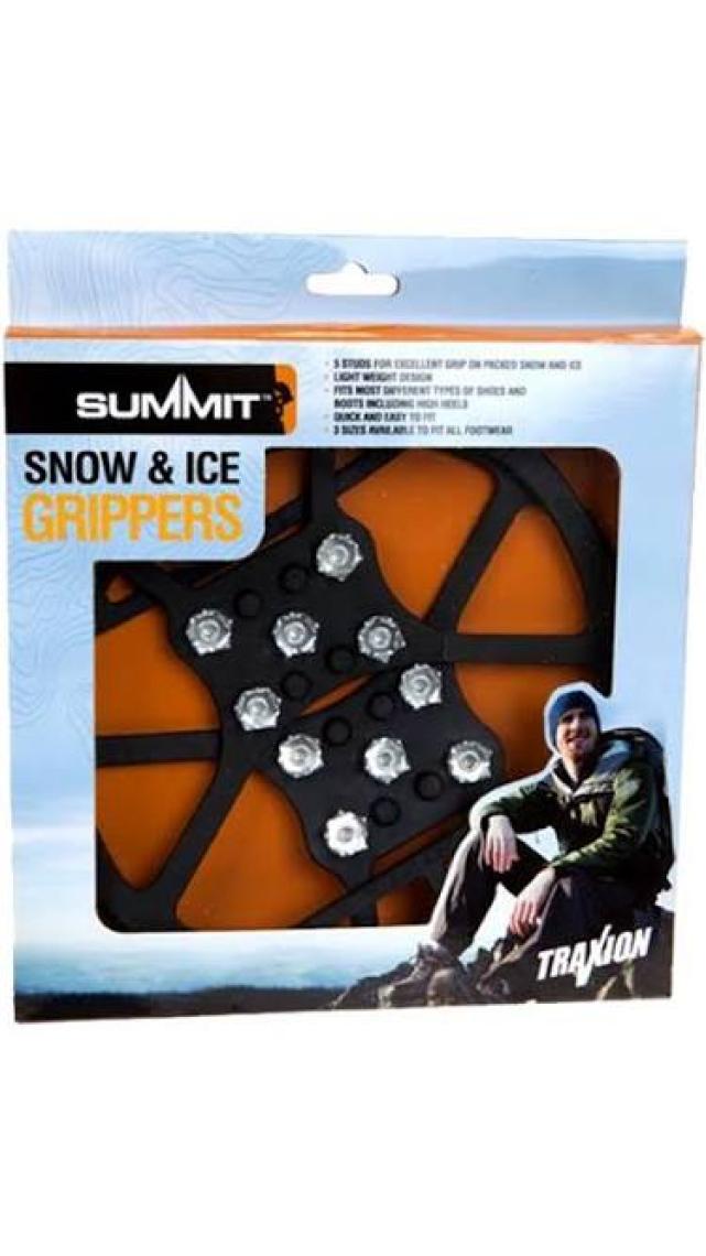 Summit Traxion Kar Buz ve Çamur Için Ayakkabı Kayma Önleyici Çivi Takviyeli Taban Desteği