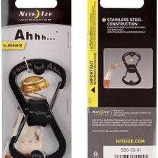 Nite Ize S-Biner Ahhh Anahtarlık / Şişe Açacağı -Gri