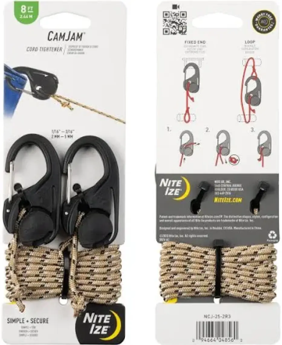 CamJam Kordonlu Büyük Sabitleyici 2li Paket 240cm