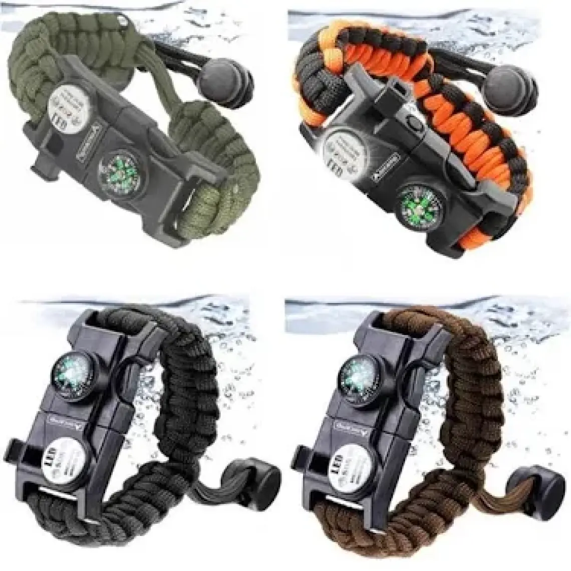 Orcamp Paracord Hayatta Kalma Bilekliği