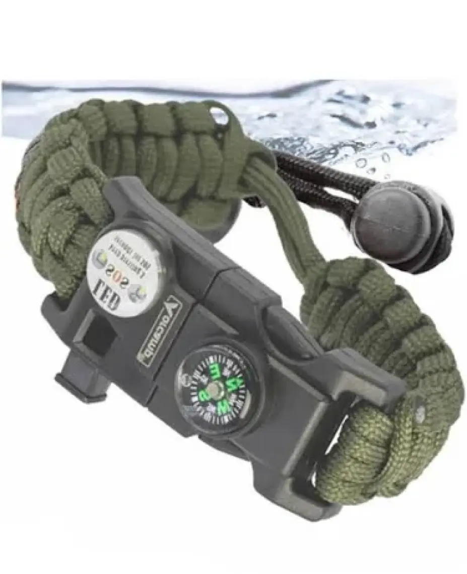 Orcamp Paracord Hayatta Kalma Bilekliği