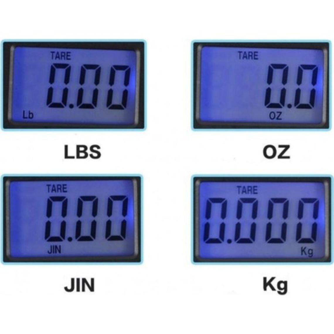 Fuji Elektronik Dijital El Kantarı 50 kg Terazi Tartı 10 gr Hassas