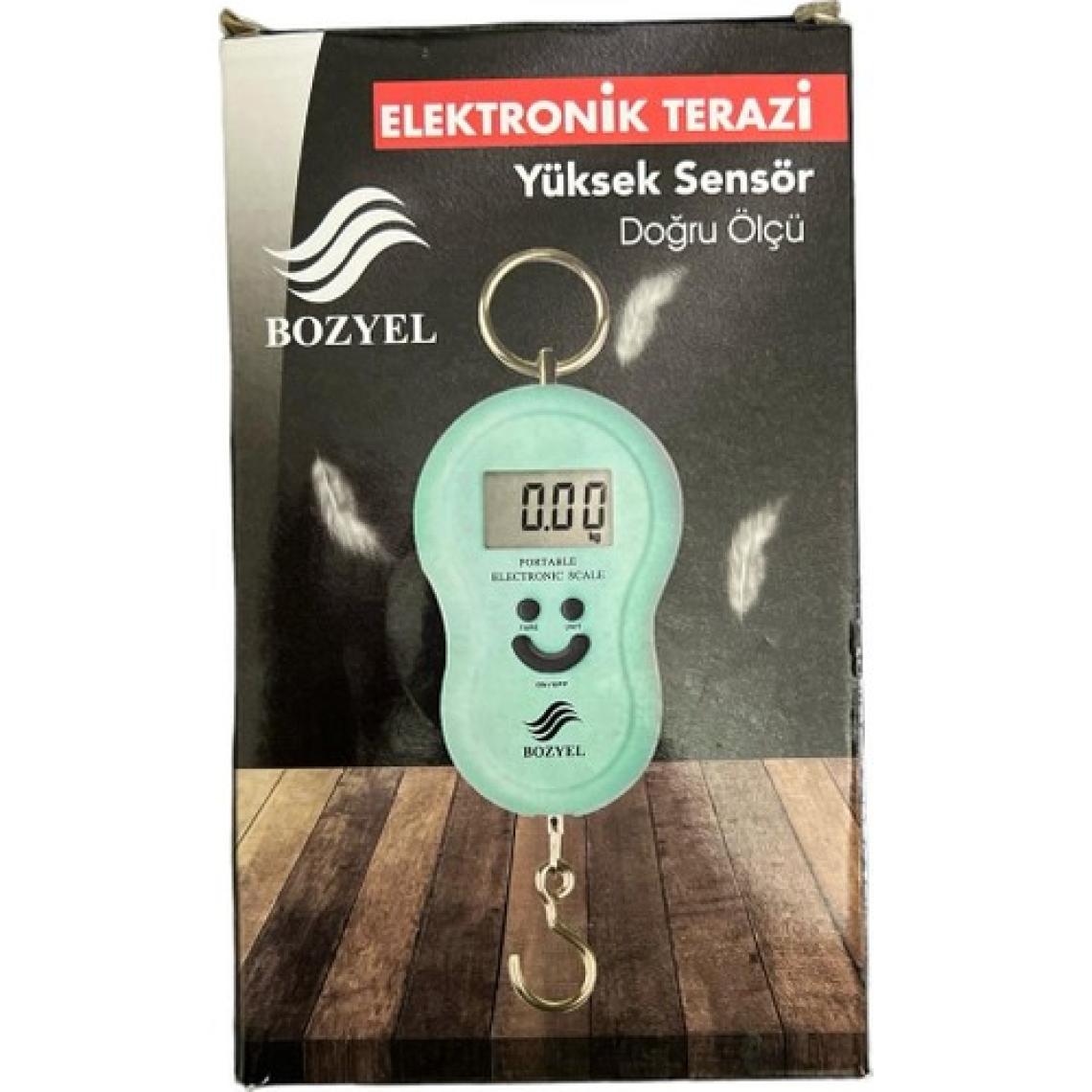 Bozyel Dijital El Tartısı Kantarı Mini Tartı Pilli Elektronik Tartı 50 kg Hassas Kantar