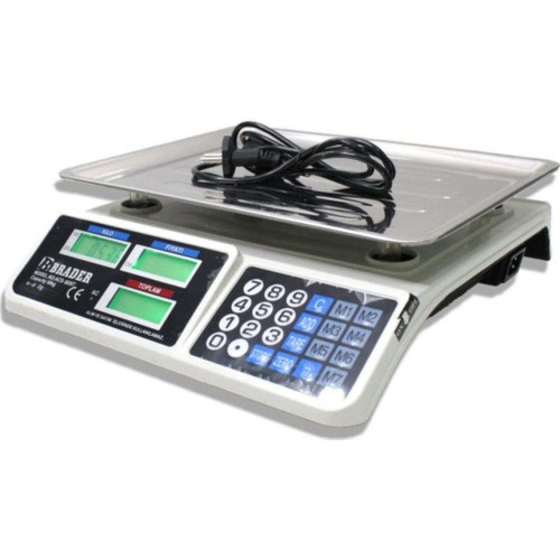 Brader Elektronik Terazi Market Manav Terazi 40 kg