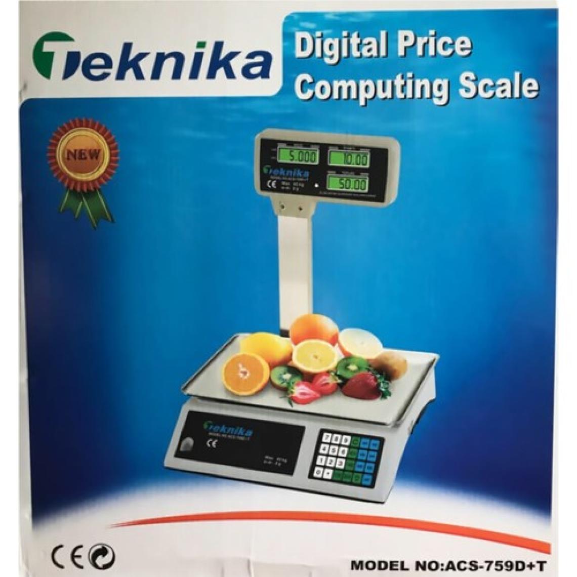 Teknika Kollu Şarjlı Terazi, Market Manav Bakkal Terazisi 2020 40 kg